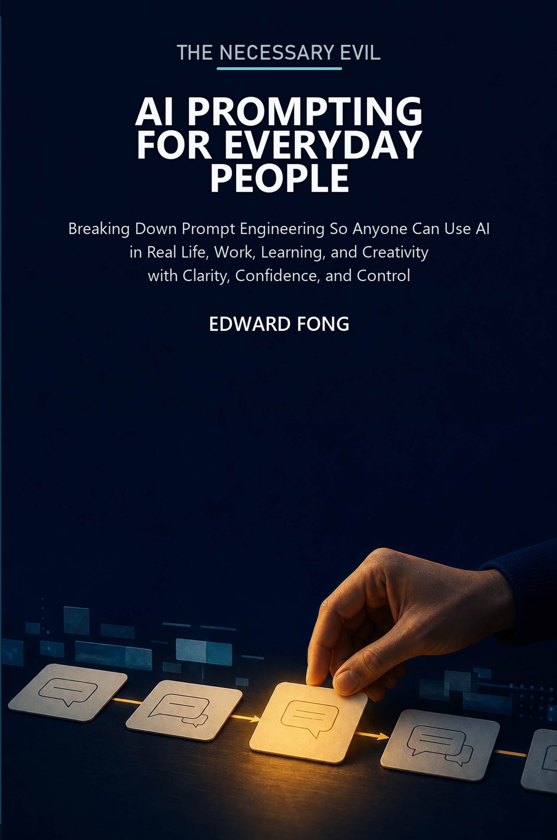 Cover of The Necessary Evil: AI Prompting for Everyday People